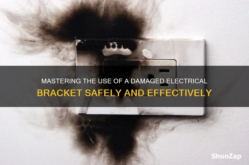 how to use a despared electrical bracket