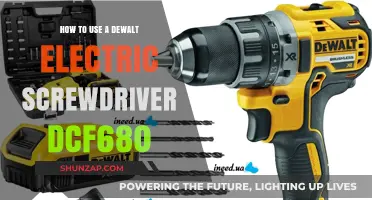 Mastering the Dewalt Electric Screwdriver: A Complete Guide to Using the DCF680