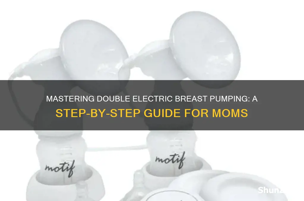 how to use a double electric breast pump