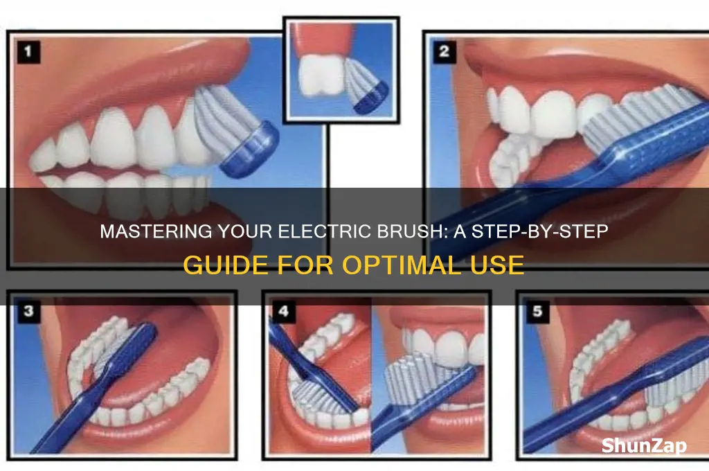 how to use a electric brush