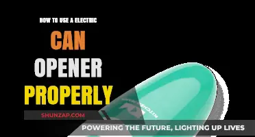 Mastering the Electric Can Opener: A Step-by-Step Guide to Proper Use