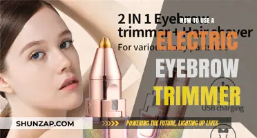 Mastering Electric Eyebrow Trimmers: A Step-by-Step Grooming Guide