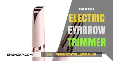 Mastering Electric Eyebrow Trimmers: A Step-by-Step Guide for Perfect Brows