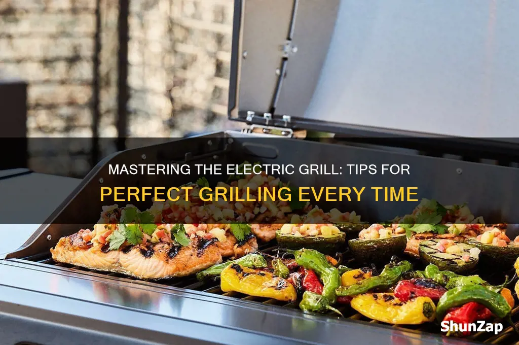 how to use a electric grill