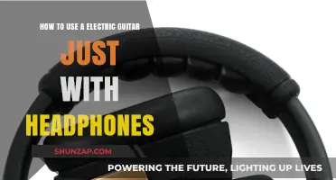 Silent Shredding: Mastering Electric Guitar Practice with Headphones Only