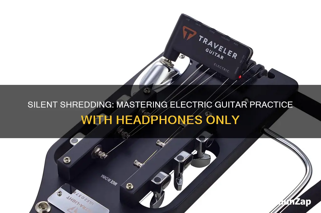 how to use a electric guitar just with headphones