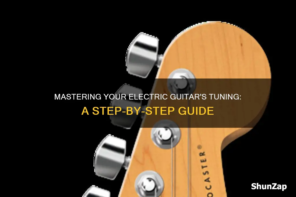 how to use a electric guitar tuner