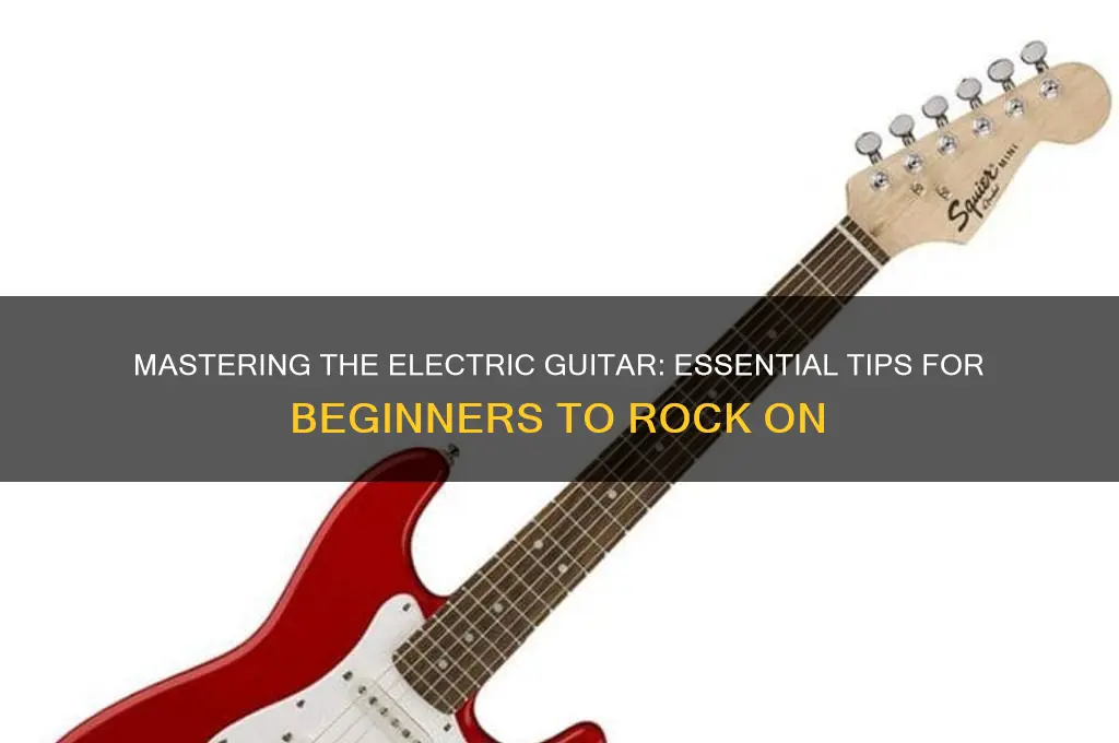 how to use a electric guitar