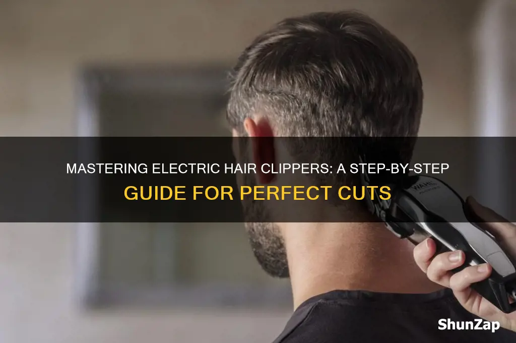 how to use a electric hair clipper