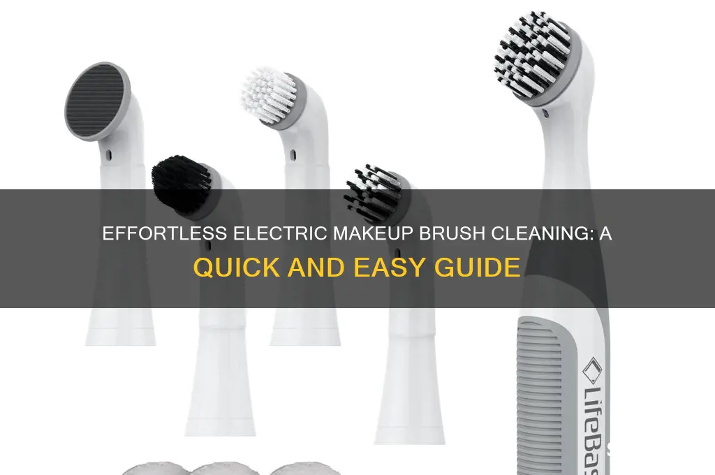 how to use a electric makeup brush cleaner