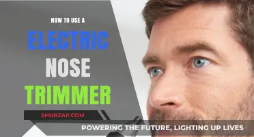 Mastering the Electric Nose Trimmer: A Step-by-Step Guide