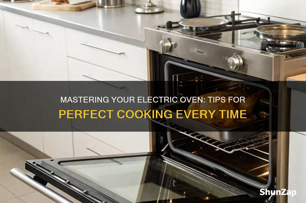 how to use a electric oven