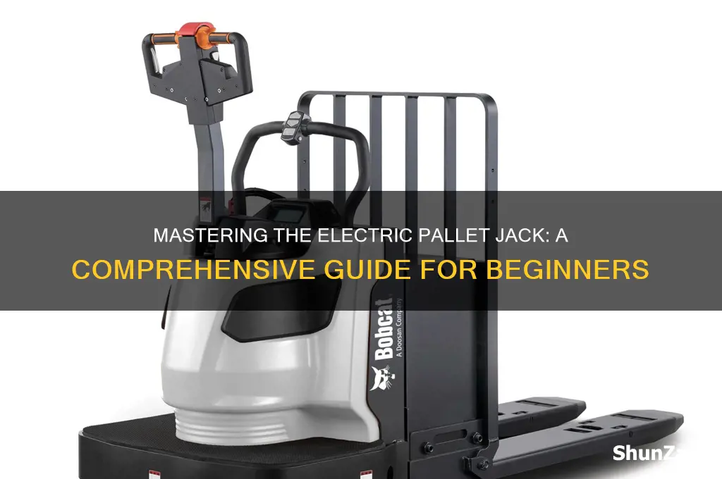 how to use a electric pallet jack