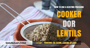 Mastering Electric Pressure Cooker: Perfectly Cooked Lentils Every Time