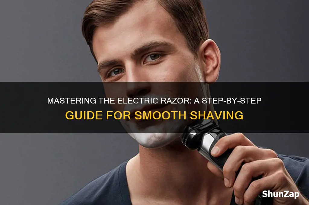 how to use a electric razor properly