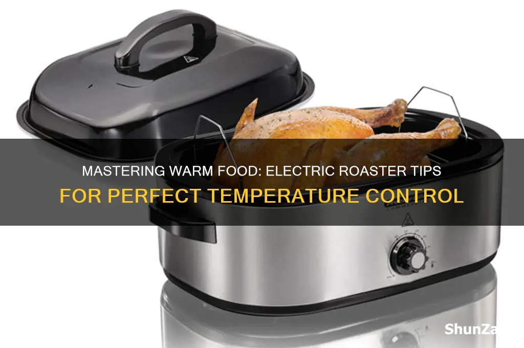 how to use a electric roaster to keep food warm