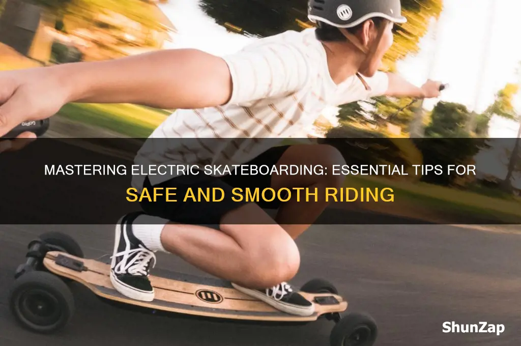 how to use a electric skateboard