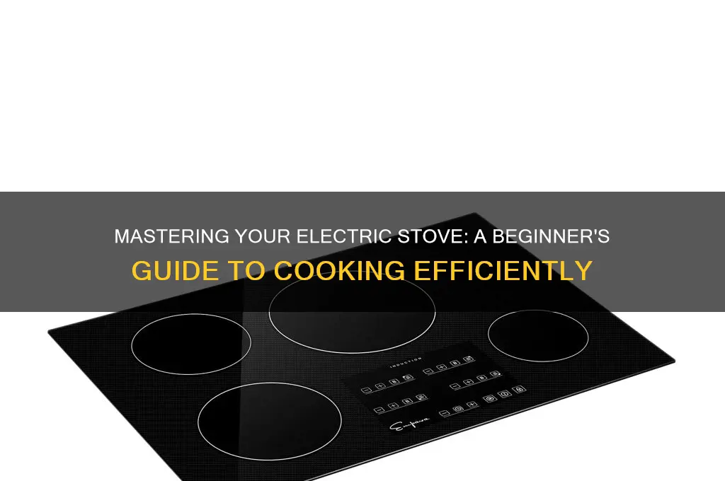 how to use a electric stove