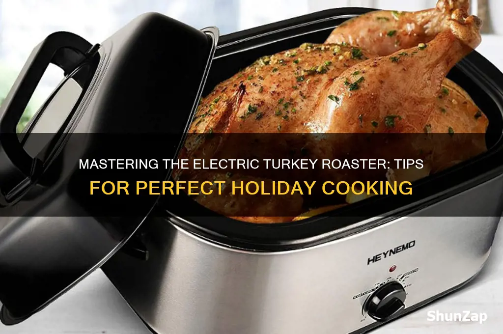 how to use a electric turkey roaster