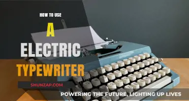 Mastering the Electric Typewriter: A Step-by-Step User Guide
