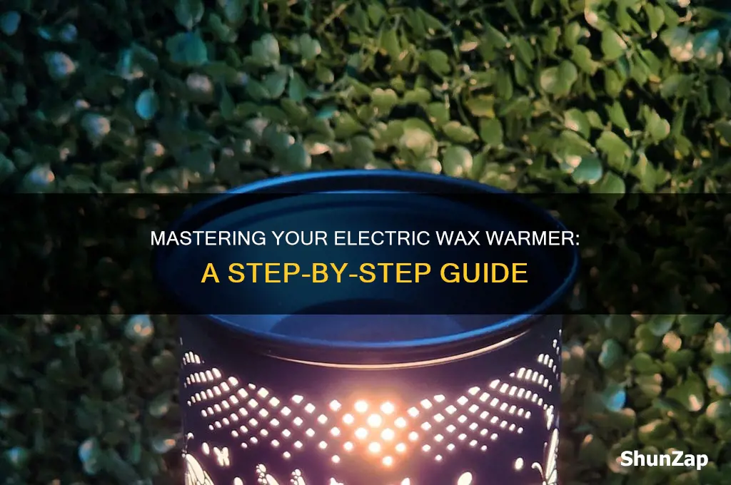 how to use a electric wax warmer