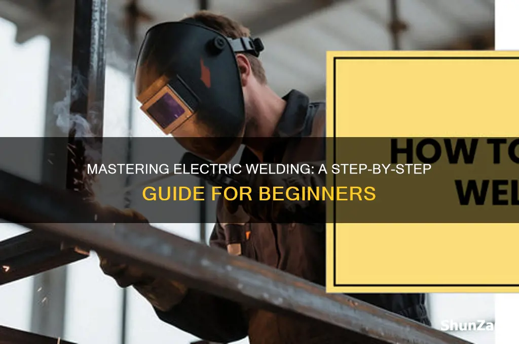 how to use a electric welder