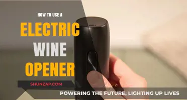 Effortless Wine Opening: Mastering the Electric Wine Opener