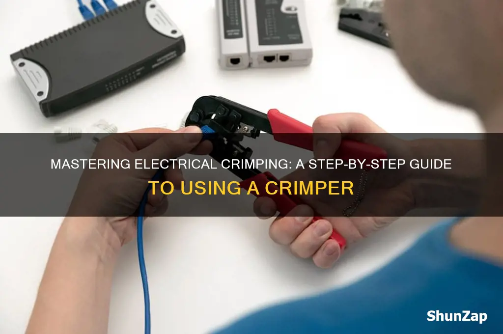 how to use a electrical crimper