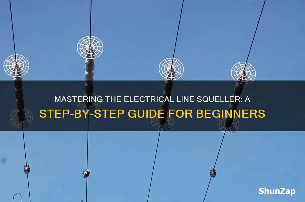 how to use a electrical line squeller
