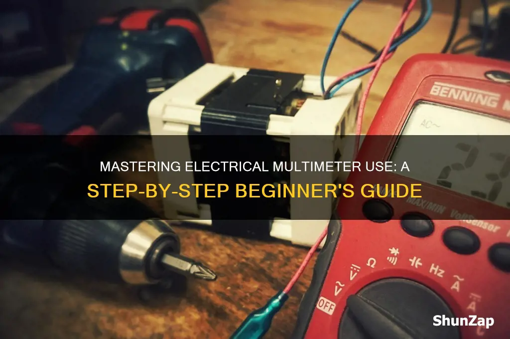 how to use a electrical multimeter