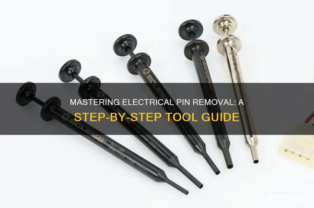 how to use a electrical pin removal tool