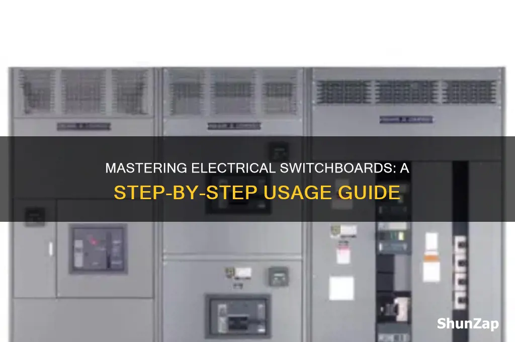 how to use a electrical switchboard