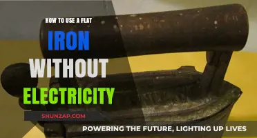 Creative Ways to Straighten Hair Without Electricity Using a Flat Iron