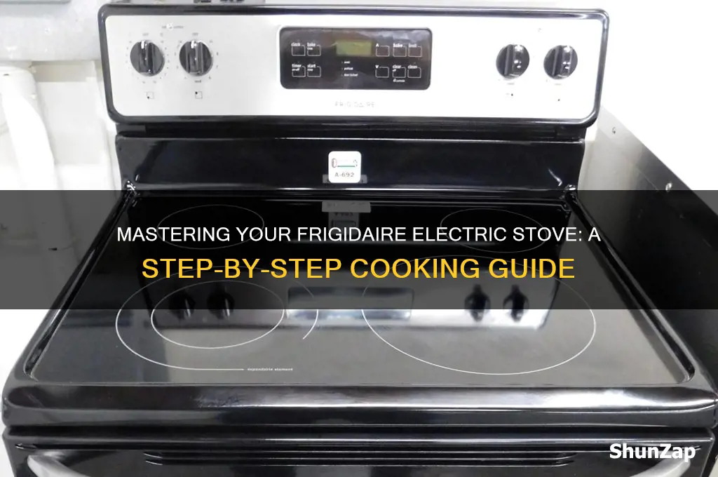how to use a frigidaire electric stove