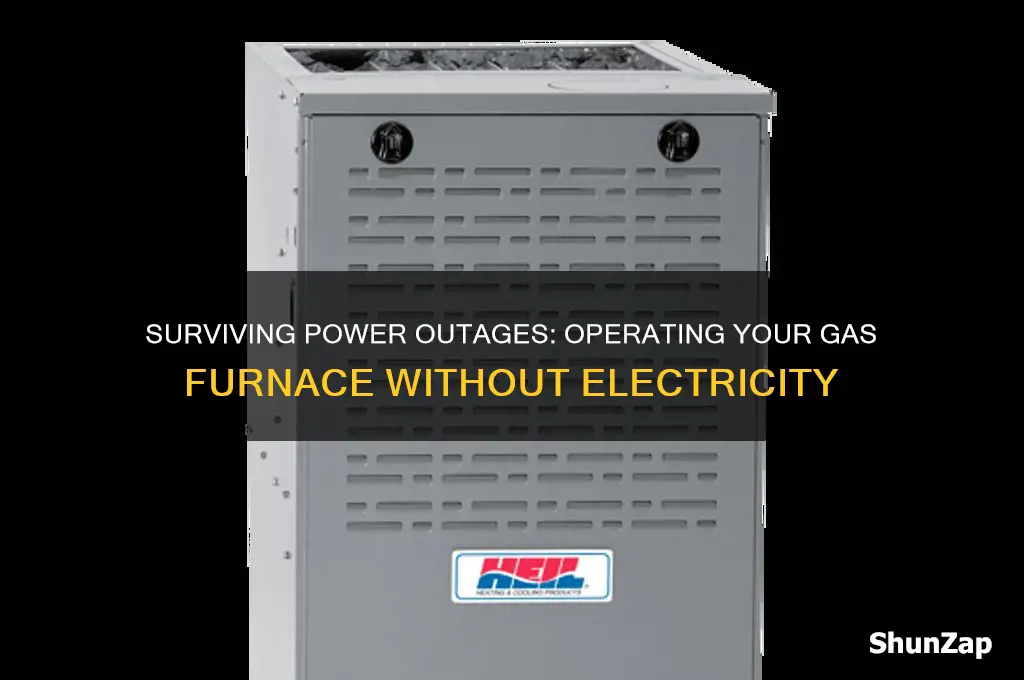 how to use a gas furnace without electricity