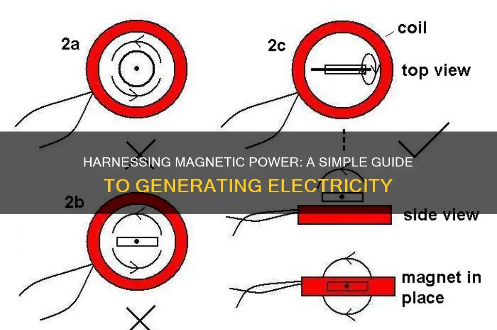 how to use a magnet to create electricity
