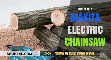 Mastering the Makita Electric Chainsaw: A Step-by-Step Guide