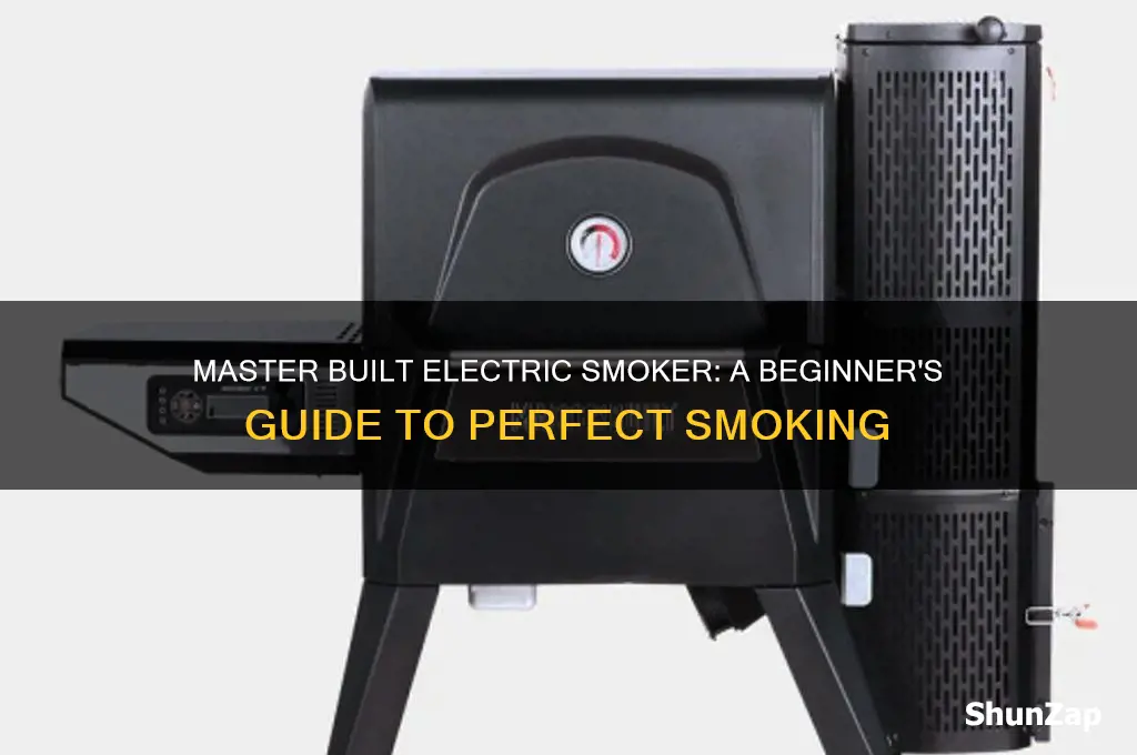 how to use a master built electric smoker