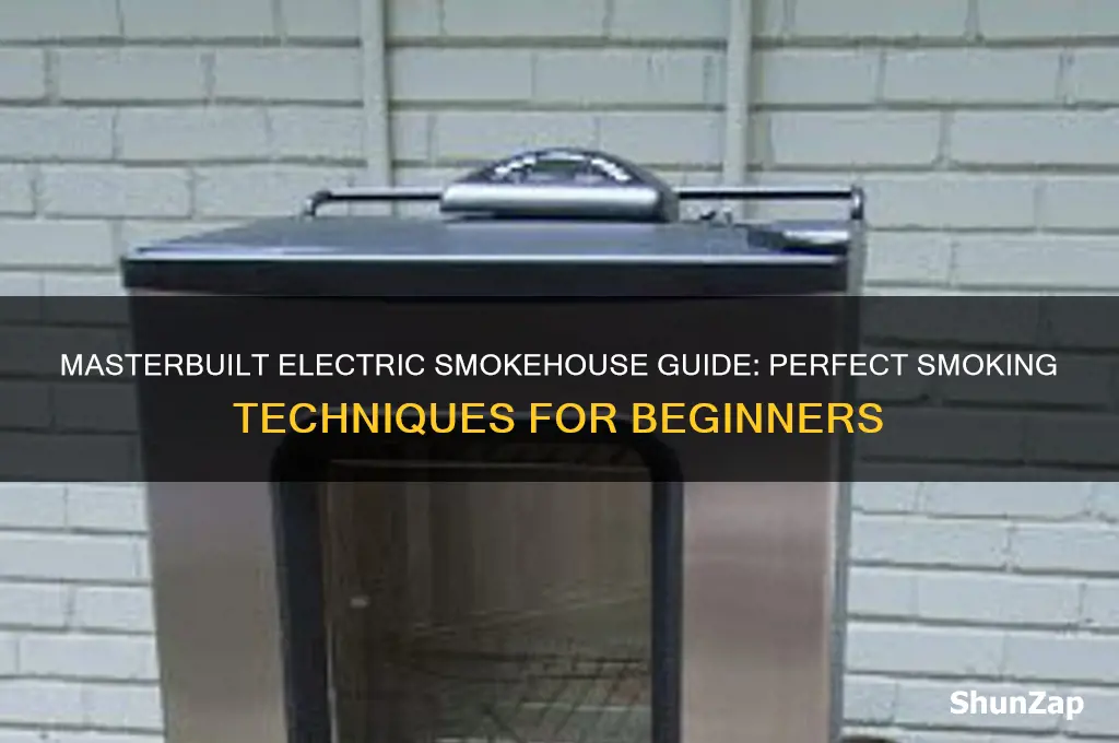 how to use a masterbuilt electric smokehouse