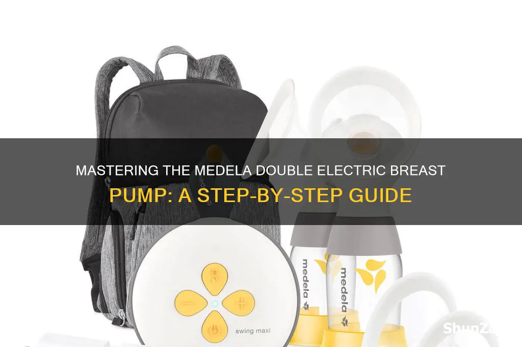 how to use a medela double electric breast pump