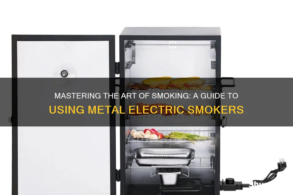 how to use a metal electric smoker