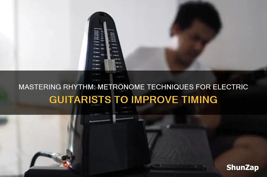 how to use a metronome for electric guitar