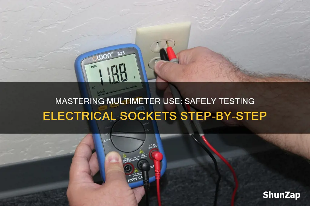 how to use a multimeter electrical socket
