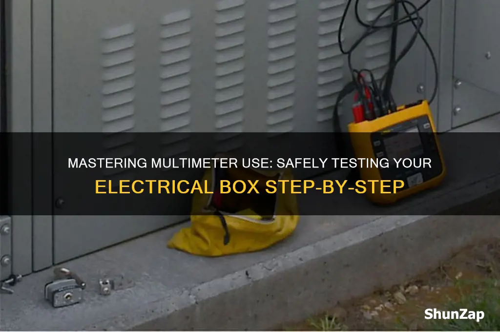how to use a multimeter on an electrical box