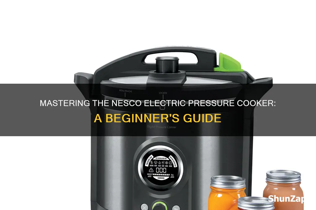 how to use a nesco electric pressure cooker
