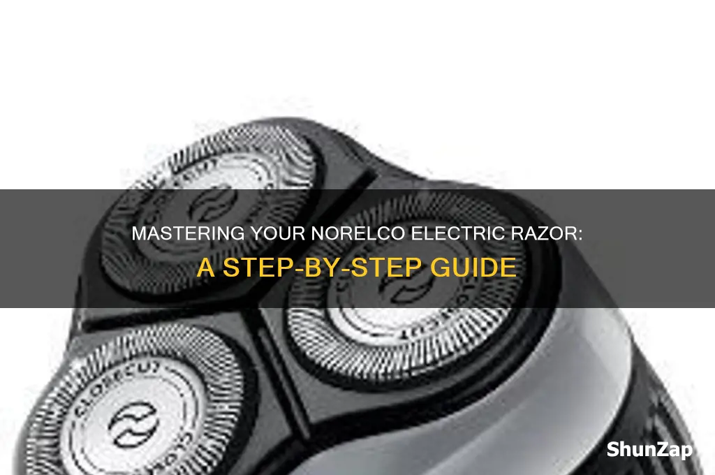how to use a norelco electric razor