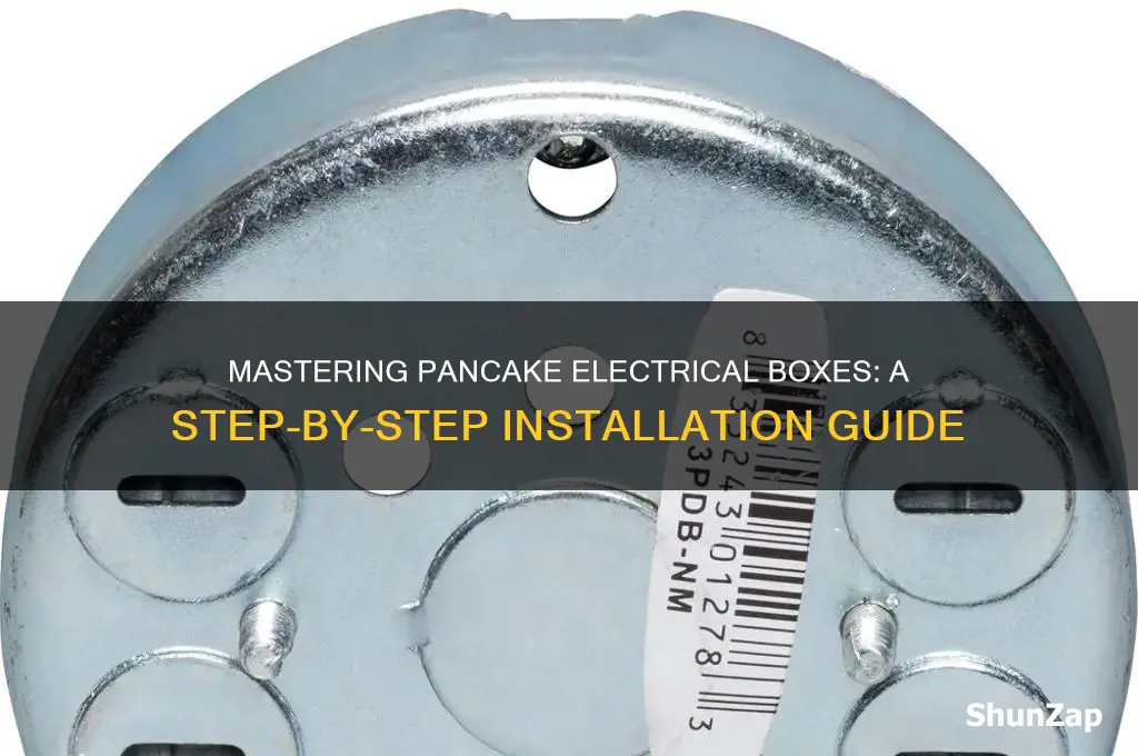 how to use a pancake electrical box