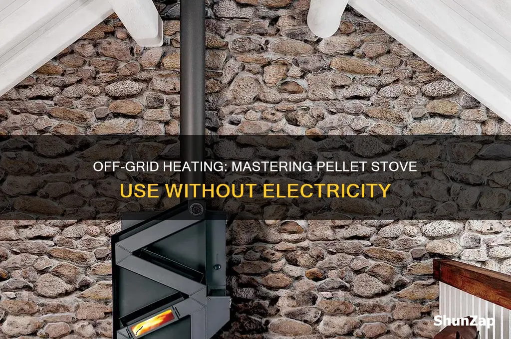 how to use a pellet stove without electricity