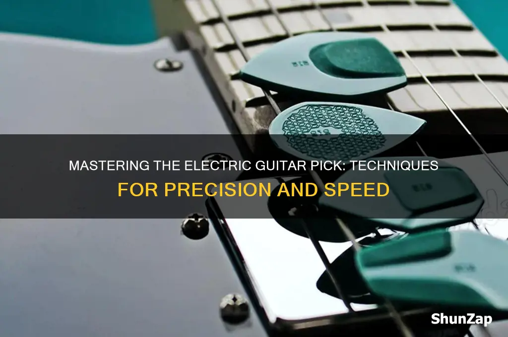 how to use a pick electric guitar