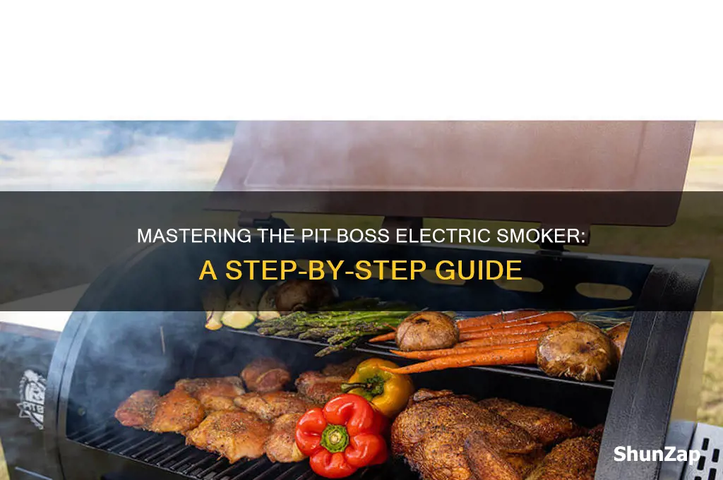 how to use a pit boss electric smoker